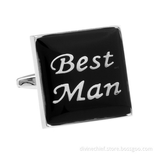 Luxury Men Cufflinks Custom Logo Bulk Copper/Brass Cufflinks